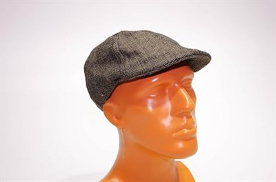 solognac Erkek Şapka Driver Kasket Flat Cap Su Tutmaz Yünlü Bej BEJ 56 CM