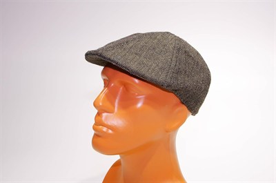 solognac Erkek Şapka Driver Kasket Flat Cap Su Tutmaz Yünlü Bej BEJ 56 CM