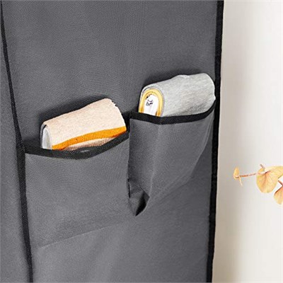 SONGMICS Toz Geçirmez Örtülü 10 Katlı Ayakkabı Rafı, 88x28x160 CM, Gri, RXJ36G
