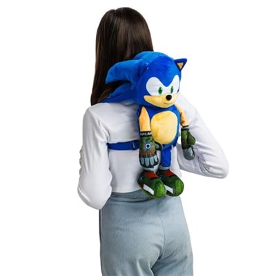 SONIC THE HEDGEHOG 45 cm Pelüş Figür Sırt Çantası