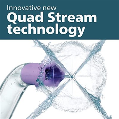 SONICARE Philips Power Flosser Quad Stream Tips (F3), 2 adet, Beyaz HX3062/00