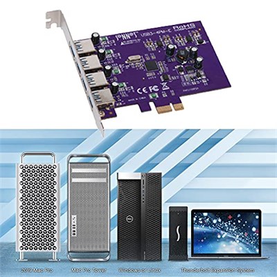 Sonnet Technologies USB3 – 4PM-E Allegro PCI-E kart (4-Port, USB 3.0)