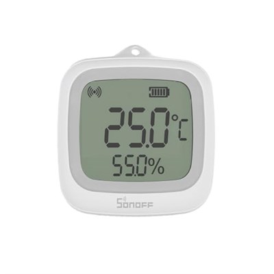 SONOFF SNZB-02WD IP65 Zigbee LCD akıllı sıcaklık nem sensörü, sera/banyo için su geçirmez, diyagramlı uygulama izleme, esnek kurulum