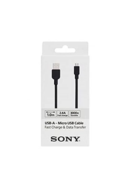 Sony Cp-Ab100Bbox Mikro Usb Şarj Ve Data Kablosu, Siyah