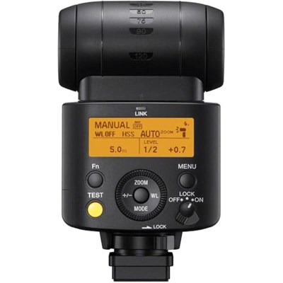 Sony HVL-F46RM | Kablosuz Uzaktan Kumandalı Harici Flaş (GN46 Performans, Çoklu Flaş, Yüksek Hızlı Flaş, 10 BPS, Quick Shift Bounce), Siyah, HVLF46RM.CE7