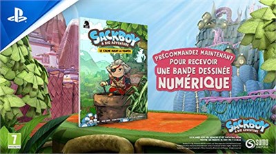 Sony, Playstation Game 5, Sackboy: A Big Adventure PS5, PS5 için 3D Platform ve Macera Oyunu, Standart Sürüm, 1-4 Oyuncu, CDli Fiziksel Versiyon, Fransızca, PEGI 7+