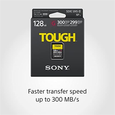 Sony SF-G128T SD Hafıza Kartı (128 GB, UHS-II, SD Tough, G Serisi)