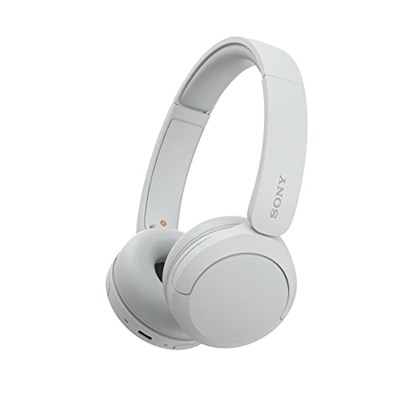 Sony WH-CH520 Kablosuz Bluetooth Kulaklık - Hızlı Şarj Fonksiyonlu 50 Saate Kadar Pil Ömrü, Kulak Üstü Modeli - Beyaz - Seçenekler: Tek kişilik, Modern, Çağdaş