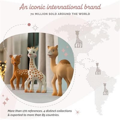 Sophie la Girafe 3056566163410 Diş Kaşıyıcı, Çok Renkli