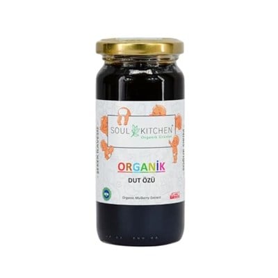 Soul Kitchen Organik Dut Özü 315gr (Soğuk Sıkım) (Şeker İlavesiz)