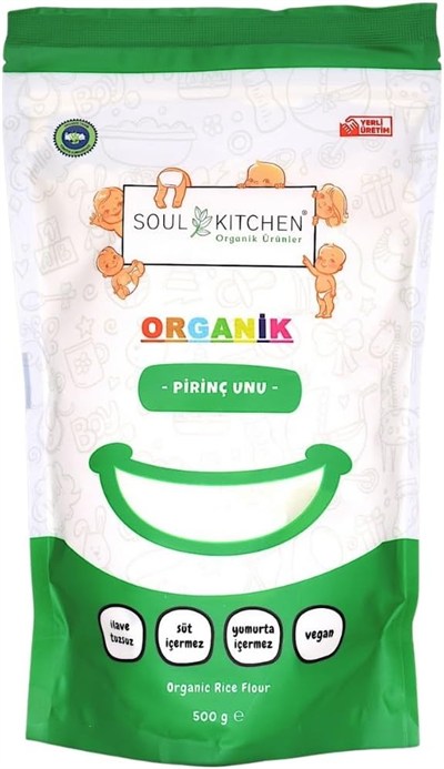 Soul Kitchen Organik Pirinç Unu 500gr
