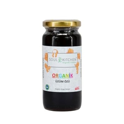 Soul Kitchen Organik Üzüm Özü 315gr (Soğuk Sıkım) (Şeker İlavesiz)