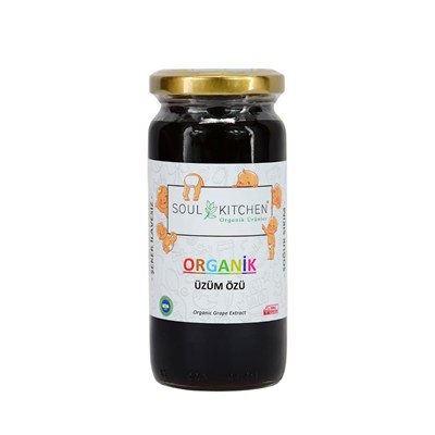 Soul Kitchen Organik Üzüm Özü 315gr (Soğuk Sıkım) (Şeker İlavesiz)