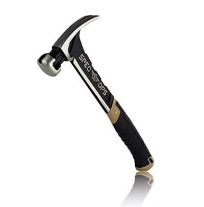 Spec Ops Tools Tırnak Çekiçi, 590 ml, Rip Claw, Pürüzsüz Yüz, Darbe Emici Sap