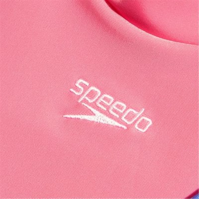 Speedo Baskılı Uzun Kollu Genç Paddle Suit Mayo Unisex Bebek