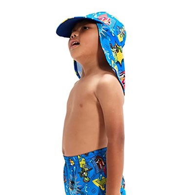 Speedo Erkek Çocuk Yüzmeyi Öğrenin Güneş Koruma Şapkası Koruma Şapkası