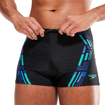 Speedo Tech Prnt Asht Am Erkek Mayo - 8-00303314533 Kırmızı/Siyah