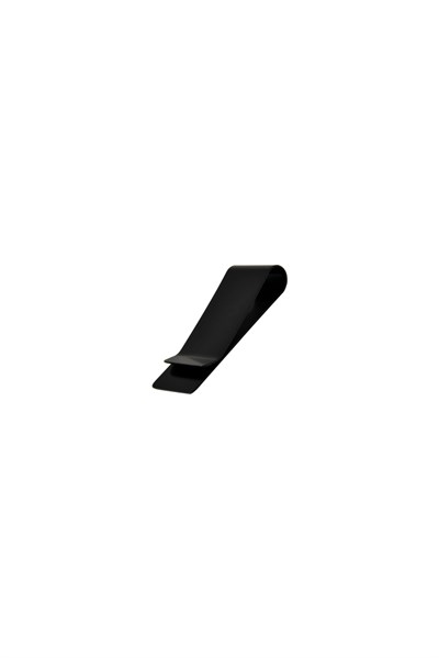 Spelt Metal Kağıt Para Tokası Kart Tutucu Klips Cüzdan Ataş Siyah 50 mm x 15 mm