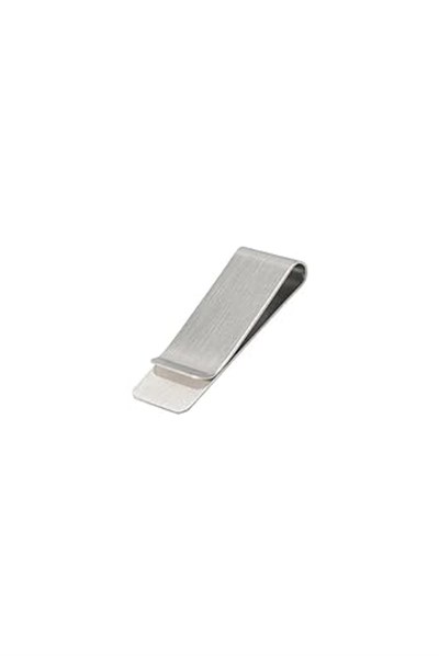 SPELT Metal Mini Kağıt Para Tokası Kart Tutucu Klips Cüzdan Ataş Gümüş 5cm x 1,5cm Küçük Boy