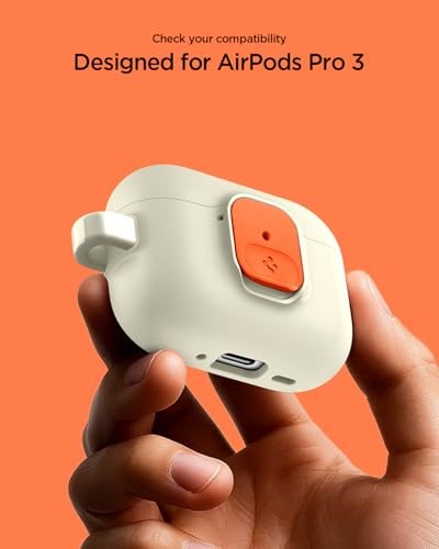 Spigen AirPods Pro 3 ile Uyumlu Kılıf Nano Pop Kaymaz Silikon Bej Kapak - ACS10134 (Spigen TR Garantili)