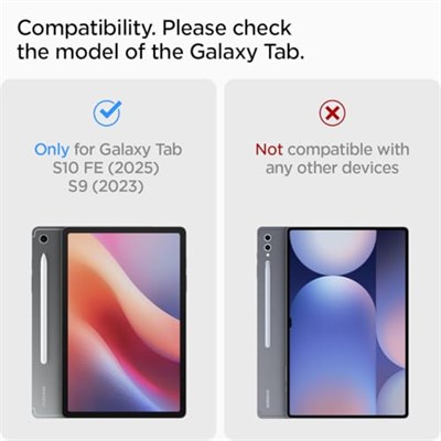 Spigen Galaxy Tab S10 FE / S9 ile Uyumlu Kılıf Ultra Hybrid Pro Manyetik Stand özellikli Sararmaya Dayanıklı Siyah Şeffaf Kapak - ACS09498 (Spigen TR Garantili)