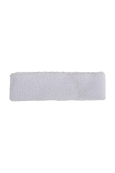 sporcu saç bandı ter bandı bandana headband Beyaz