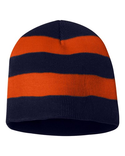 Sportsman SP01 - Rugby Çizgili Örgü Bere