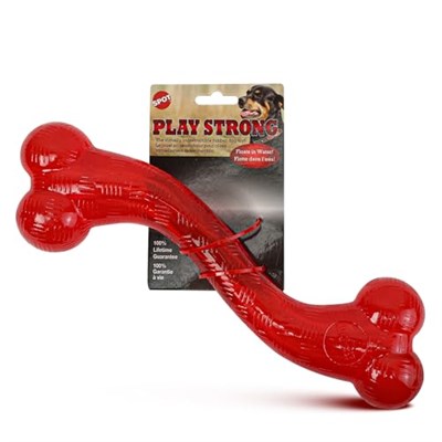 SPOT Ethical Products Tarafından Öne Çıkanlar - Play Strong - S Bone - Agresif Chewers için Köpek Oyuncağı İnteraktif Dayanıklı Köpek Oyuncağı - Seçenekler: 12-Inch, 12-Inch (2 paketi)