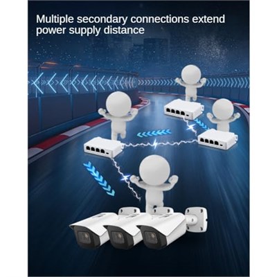 Sreuyong 1 ila 3 Port PoE Genişletici 10/100M Poe Tekrarlayıcı IEEE802.3Af IP İletim Genişletici POE Anahtarı NVR IP Kamera Kurulum Kullanımı