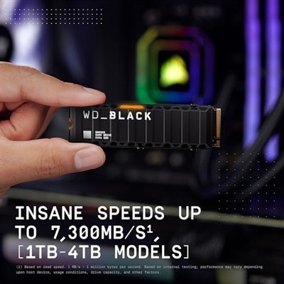 SSD BLACK NVME 1TB M2 7300/6300 MB/S