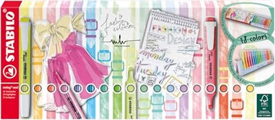 STABILO - İşaretleme Kalemi - swing cool - 8 Neon, 10 Pastel