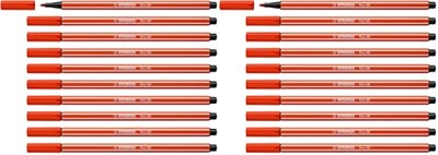 STABILO Pen 68 - Açık Kırmızı (2 paketi) - Seçenekler: 1 stück (10er Pack), 1 stück (10er Pack) (2 paketi)...