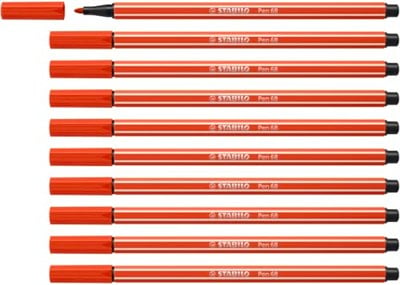 STABILO Pen 68 - Açık Kırmızı