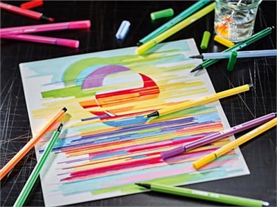 STABILO Pen 68 ARTY - Keçe Uçlu Boya Kalemi - 18li Paket - Çeşitli Renkler - Seçenekler: 18li, 24lü