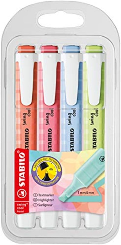 STABILO swing cool Pastel 4lü Paket YENI