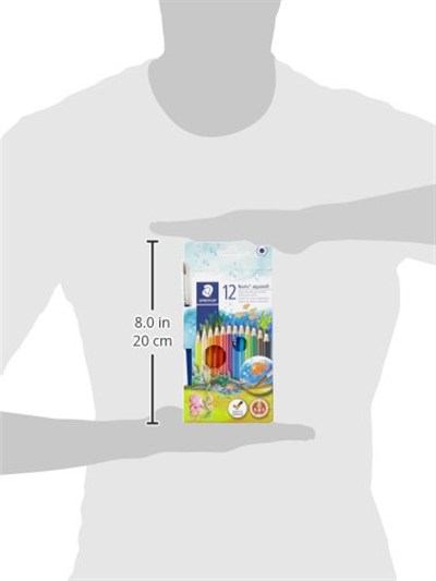 Staedtler 144 10Nc12 Noris Clup Aquarell 12li Kuruboya Fırça Hediyeli