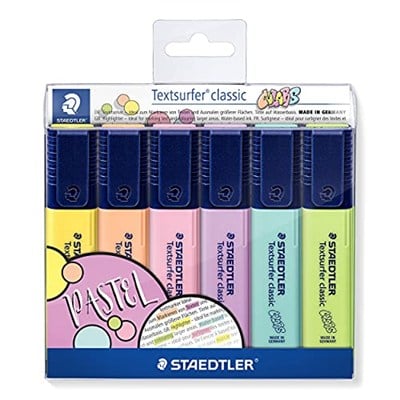 Staedtler 364 CWP6 Textsurfer Classic Pastel Fosforlu Kalem 6Lı Blister