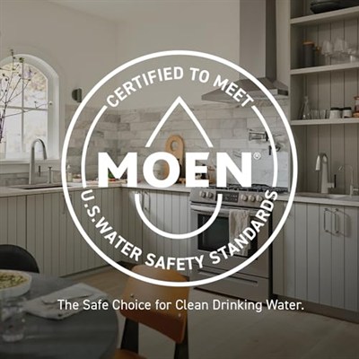 (Standard, Kitchen Faucet, Chrome) - Moen 7594C Arbour One-Handle Pulldown Kitchen Faucet Featuring Power Boost and Reflex, Chrome