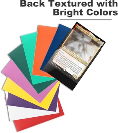 Standart MTG Kart Kılıfları 500lü Paket, Sağlam Kart Koruyucu Kılıflar Mat Arka Kaplama, Mükemmel Karıştırma - Fabmakerdan Tüm Ticaret Kartlarınızı, TCG Kartlarınızı ve Spor Kartlarınızı Koruyun,