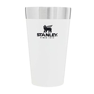 Stanley Adventure Stacking Pint Vakumlu Soğuk İçecek Bardağı, 0.47 Litre, Beyaz (Polar)