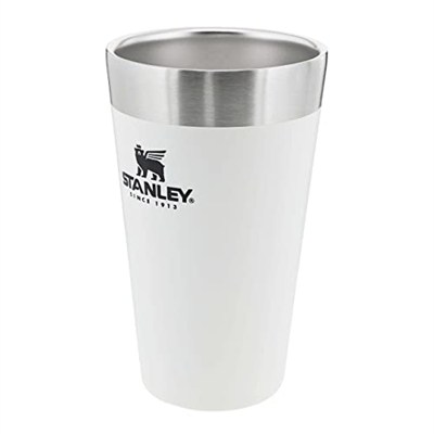 Stanley Adventure Stacking Pint Vakumlu Soğuk İçecek Bardağı, 0.47 Litre, Beyaz (Polar)