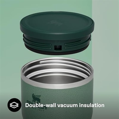Stanley Adventure To-Go Yemek Termosu, Yeşil (Hammertone Green), 0.35 Litre