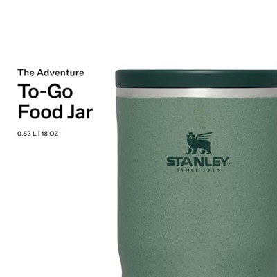Stanley Adventure To-Go Yemek Termosu, Yeşil (Hammertone Green), 0.53 Litre