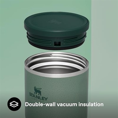 Stanley Adventure To-Go Yemek Termosu, Yeşil (Hammertone Green), 0.53 Litre