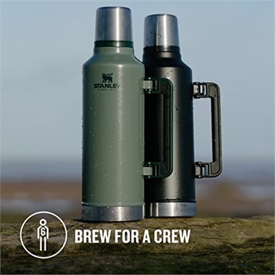 Stanley Classic Legendary Vakumlu Çelik Termos, 1.9 Litre, Mat Siyah