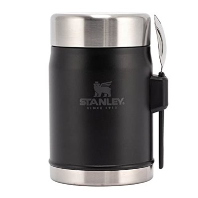 Stanley Classic Yemek Termosu Kaşıklı 0,4 L Siyah