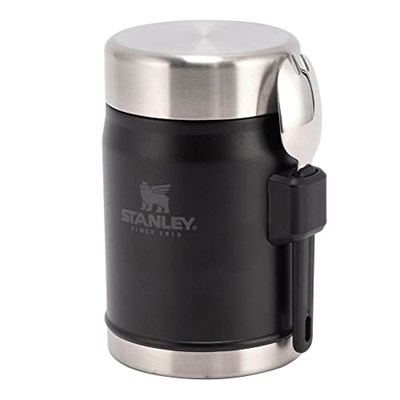 Stanley Classic Yemek Termosu Kaşıklı 0,4 L Siyah