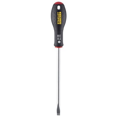 Stanley - FatMax Düz Tornavida SL8 (175 mm Bıçak Uzunluğu, Krom Vanadyum, Ergonomik Yumuşak Sap) 0-65-138, çok - Bedenler: 150 mm, 175 mm