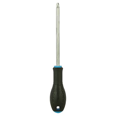 Stanley - FatMax Pozidriv PZ3 tornavida (150 mm bıçak uzunluğu, krom vanadyum ergonomik SoftGrip sap) 0-65-338, Gümüş