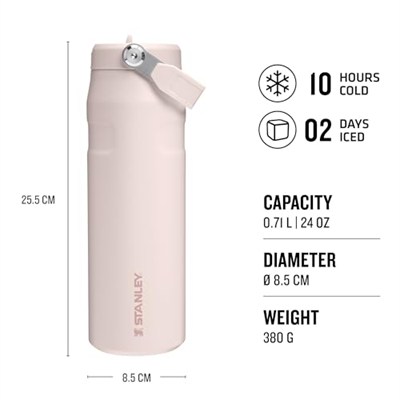 Stanley IceFlow™ Aerolight™ Flip Straw 2.0 Pipetli Su Şişesi